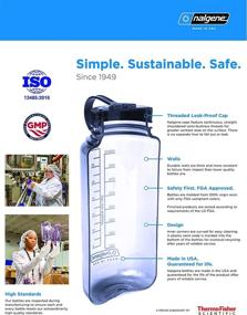 img 3 attached to 🚰 Convenient Nalgene Bottle Dispenser: Hassle-free Hydration On-the-Go