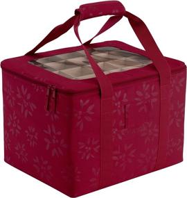 img 4 attached to 🎄 Seasons Christmas Tree Ornament Organizer & Storage Bin by Classic Accessories