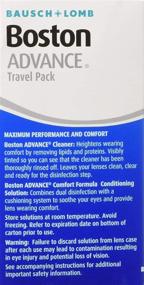 img 1 attached to 👁️ Bausch & Lomb Boston Advance Formula Travel Pack: Convenient Combo for Lens Care On-the-Go
