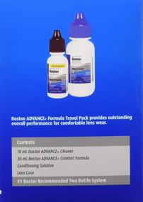 img 2 attached to 👁️Bausch & Lomb Boston Advance Formula Travel Pack: Удобный комбинированный набор для ухода за линзами в пути
