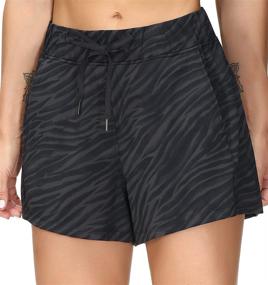 img 3 attached to 🏃 Ultimate Comfort: Women's Loose Fit Drawstring Lounge Running Shorts for Yoga, Gym