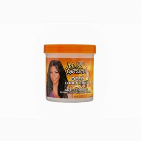 img 4 attached to 💪 Mega Growth Anti-Breakage Strengthening Deep Conditioner - Hydrating Hair Mask: Restoring, Repairing, and Protecting Damaged Fragile Hair, Revitalizing Softness & Shine | 15 oz.