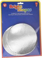 🪞 shimmering 4-inch silver mirror cardstock circles - 25 pack by hygloss products logo