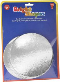 img 1 attached to 🪞 Shimmering 4-Inch Silver Mirror Cardstock Circles - 25 Pack by Hygloss Products