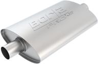 borla 40347 muffler unnotched stainless logo