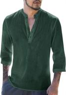 👕 cotton men's henley shirts by makkrom - sleeve henley shirts for men logo