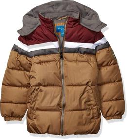 img 4 attached to 🧥 Stylish Perry Ellis Little Colorblock Puffer Boys' Clothing Jackets & Coats