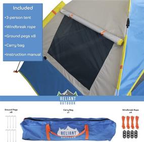 img 2 attached to Reliant Outdoor 3 Person Waterproof Windproof