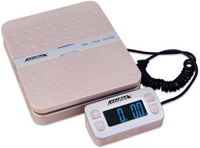 img 4 attached to 📦 Accuteck ShipPro W-8580 110lbs x 0.1 oz Gold Digital Shipping Postal Scale: Limited Edition for Precise Package Weighing