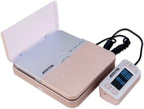 img 2 attached to 📦 Accuteck ShipPro W-8580 110lbs x 0.1 oz Gold Digital Shipping Postal Scale: Limited Edition for Precise Package Weighing