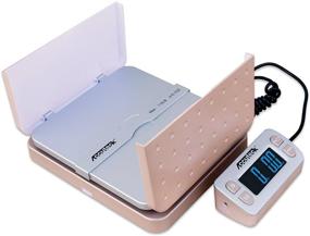 img 1 attached to 📦 Accuteck ShipPro W-8580 110lbs x 0.1 oz Gold Digital Shipping Postal Scale: Limited Edition for Precise Package Weighing