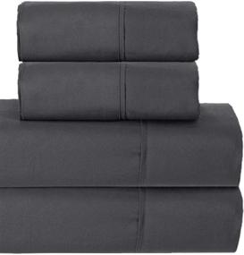 img 4 attached to MEA Cama BedSheet Set Microfiber