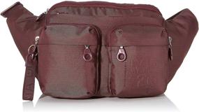 img 3 attached to Женские сумки и кошельки Mandarina Duck Cross Body цвета бежевого таупа и сумки через плечо