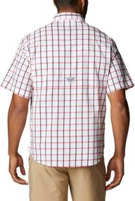 img 3 attached to Columbia Men's PFG Super Tamiami Short Sleeve Shirt with UPF 40 Sun Protection and Moisture-Wicking Fabric