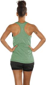 img 1 attached to IcyZone Women's Workout Tank Tops - Racerback Yoga Shirts, Running Gym Exercise Tops (Set of 3)