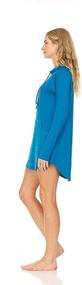 img 3 attached to Stylish Swiss Alps Women's Hooded Swim Cover-Up Dress: UPF 40+ Sun Protection and Moisture Wicking