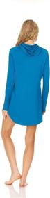 img 2 attached to Stylish Swiss Alps Women's Hooded Swim Cover-Up Dress: UPF 40+ Sun Protection and Moisture Wicking