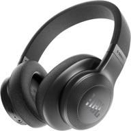 🎧 renewed jbl e55bt black over-ear wireless headphones logo