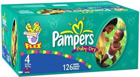 img 1 attached to 👶 Pampers Baby Dry Diapers Size 4 Review: 126-Count Pack for Happy & Dry Babies