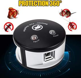 img 3 attached to 🐿️ Diaotec Squirrel Ultrasonic Repellent | Electronic Rodents Mice Repeller Mouse Deterrent | 360 Degree Multiple Pest Control 3-in-1 | Pressure Wave Repellant for Indoor Use