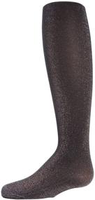 img 4 attached to MeMoi Sparkling Star Shimmer Girls Tights