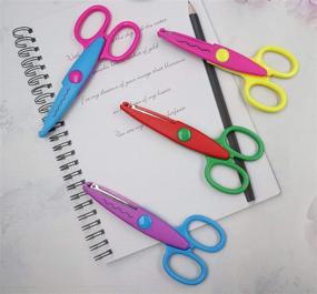 img 1 attached to Ruwado Scissors Decorative Colorful Scrapbooking