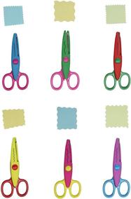 img 3 attached to Ruwado Scissors Decorative Colorful Scrapbooking