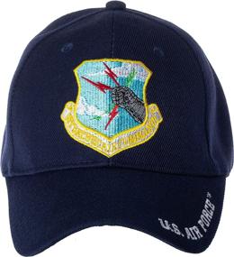 img 3 attached to 🧢 Authentic US Air Force Strategic Air Command Embroidered Adjustable Baseball Cap Blue - Officially Licensed
