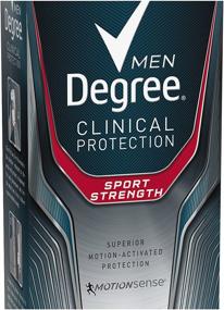 img 2 attached to 🏋️ Degree Men Clinical Sport Strength Antiperspirant 1.7 oz: Superior Protection for Active Individuals