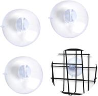 🛁 hapy shop 12 pcs bathroom shower caddy connectors suction cups: strong and easy-to-attach large suction cups for your bathroom organization logo