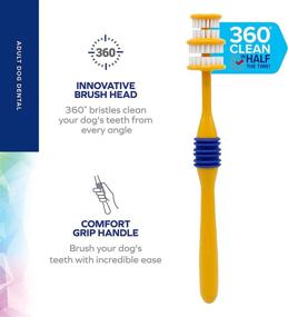 img 2 attached to 🐶 Arm & Hammer for Pets - Spectrum 360 Degree Dog Toothbrush - Ideal for Small and Large Dogs - Pet Toothbrush to Eliminate Plaque and Tartar - Dog Dental Care Tool from Arm and Hammer - Promote Healthy and Clean Dog Teeth