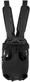 img 4 attached to 🐾 Dhohoo Fenley Pet Carrier Backpack - Small Dogs and Cats Puppy Legs Out Front-Facing Carrier with Adjustable Padded Strap - Hands-Free for Outdoor Walking, Hiking, Bike Riding, and Motorcycle Travel