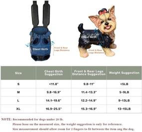 img 1 attached to 🐾 Dhohoo Fenley Pet Carrier Backpack - Small Dogs and Cats Puppy Legs Out Front-Facing Carrier with Adjustable Padded Strap - Hands-Free for Outdoor Walking, Hiking, Bike Riding, and Motorcycle Travel