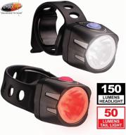 🚴 cygolite dice hl 150 lumen bike headlight & dice tl 50 lumen taillight usb rechargeable light combo set logo