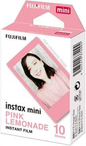 img 1 attached to Fujifilm Instax Mini Пленка с конфетти - Пачка из 10 снимков + Fujifilm Instax Mini Розовый Лимонадная Пленка - Пачка из 10 снимков