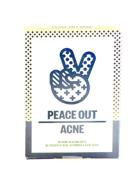 🌿 peace out acne: 20 гидроколлоидных точек для заживления угрей с салициловой кислотой, алое вера и витамином а - эффективное средство от прыщей для лица. логотип