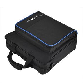 img 2 attached to Zerone Portable Carrying Bag: The Perfect Travel Shoulder Bag & Storage Case for PS4 Pro in Sleek Black