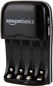 img 4 attached to 🔋 Amazon Basics Battery Charger for AA & AAA Ni-MH Rechargeable Batteries with USB Port
