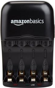 img 3 attached to 🔋 Amazon Basics Battery Charger for AA & AAA Ni-MH Rechargeable Batteries with USB Port