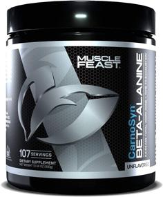 img 2 attached to 💪 MUSCLE FEAST Beta Alanine Powder, Pure CarnoSyn, Unflavored, Keto-Friendly, Enhance Athletic Stamina & Recovery, Gluten-Free, Non-GMO, 107 Servings