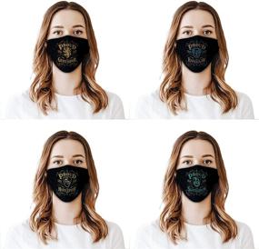 img 3 attached to 🧙 Harry Potter Hogwarts School Face Mask - Adjustable, Breathable, Washable, Reusable Mask for Adults - Unisex Design