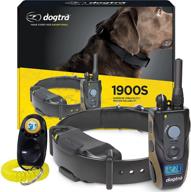 🐶 dogtra 1900s / 1902s remote training collar - 3/4 mile range, waterproof, rechargeable, vibration - includes petstek dog training clicker for enhanced seo logo