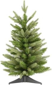 img 4 attached to 🎄 Vickerman 24" Frasier Fir Artificial Christmas Tree - Unlit Tabletop Decor for Seasonal Home Décor