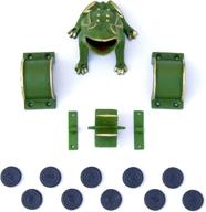 🐸 cadenas - complete cast iron frog/toad game set: 1 frog/toad, 2 bridges, 1 mill, 2 clasps, and 10 tokens. логотип