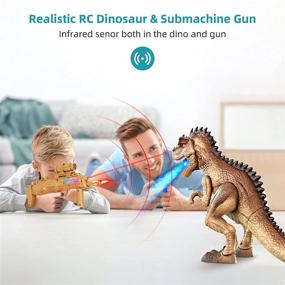 img 3 attached to Realistic Tyrannosaurus Multifunction Dinosaur Toy - Forty4