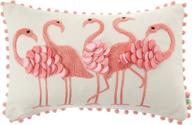 dei flamingo pillow 10 multicolored logo