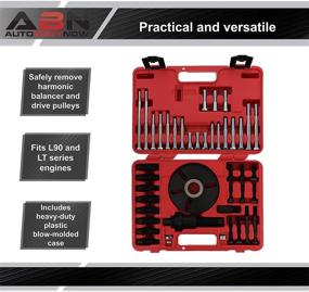 img 1 attached to 🔧 Efficient 52-Piece Tool Kit: ABN Universal Harmonic Balancer Puller & Installer – Master Balancer & Pulley Removal/Installation Set