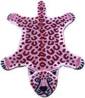 leopard anti slip animal printed bedroom logo