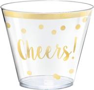 amscan years printed cheers tumblers logo