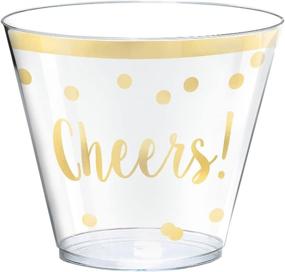 img 1 attached to Amscan Years Printed Cheers Tumblers